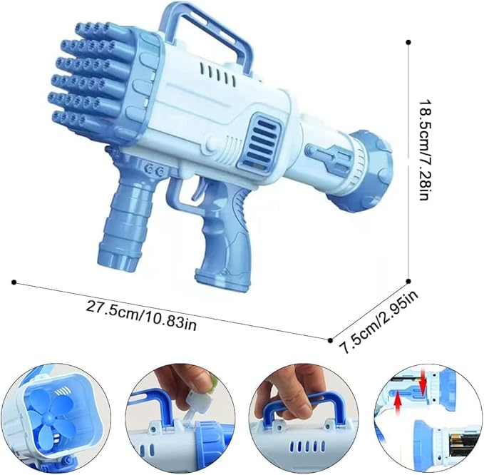 32 hole electric bubble machine Gun