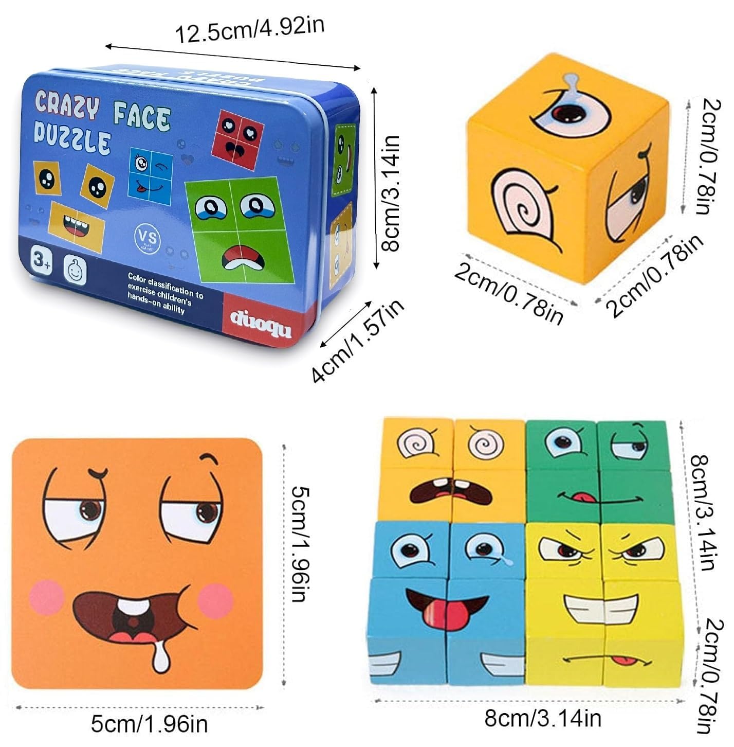 Crazy Face Puzzle