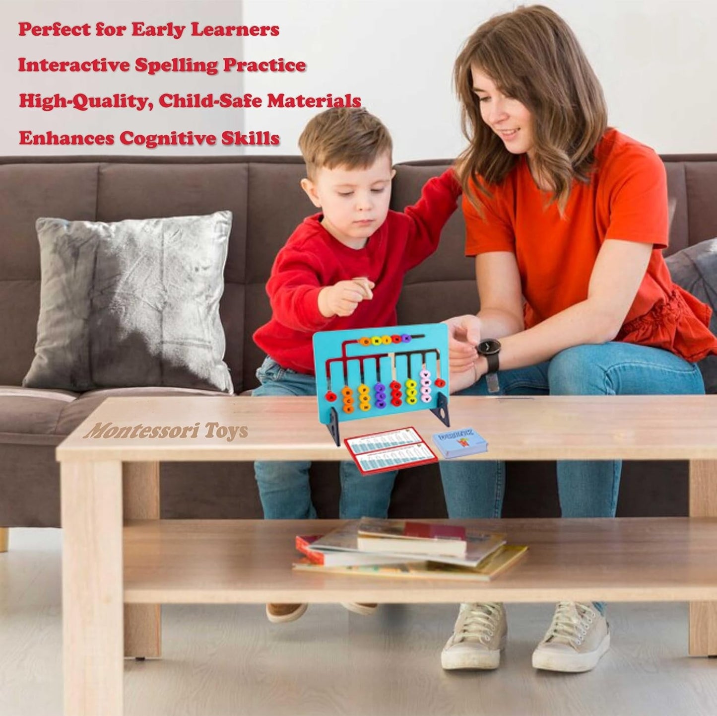 Montessori slide  puzzle 2 in 1