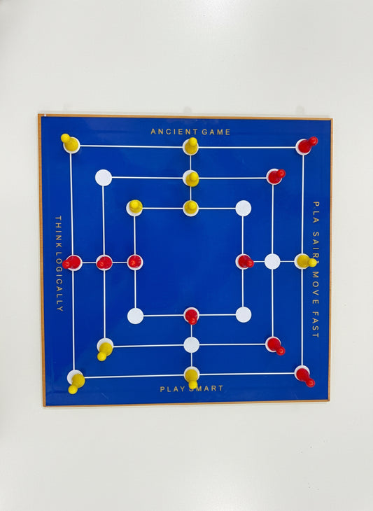 Nine men’s morris &Tigers and Goats 2 in 1