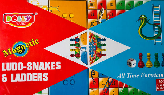 Ludo& Snake and Ladder Magnetic 2 in 1
