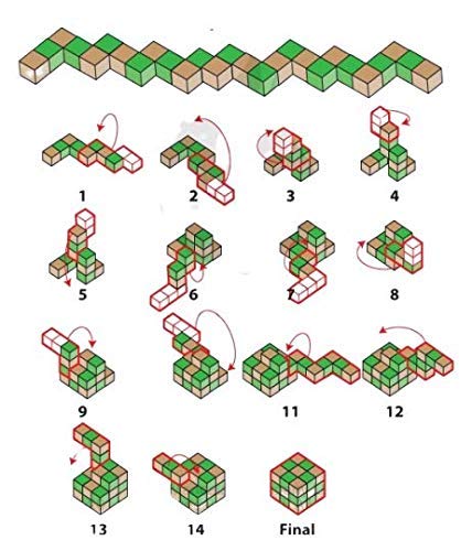 Snake Wooden Cube