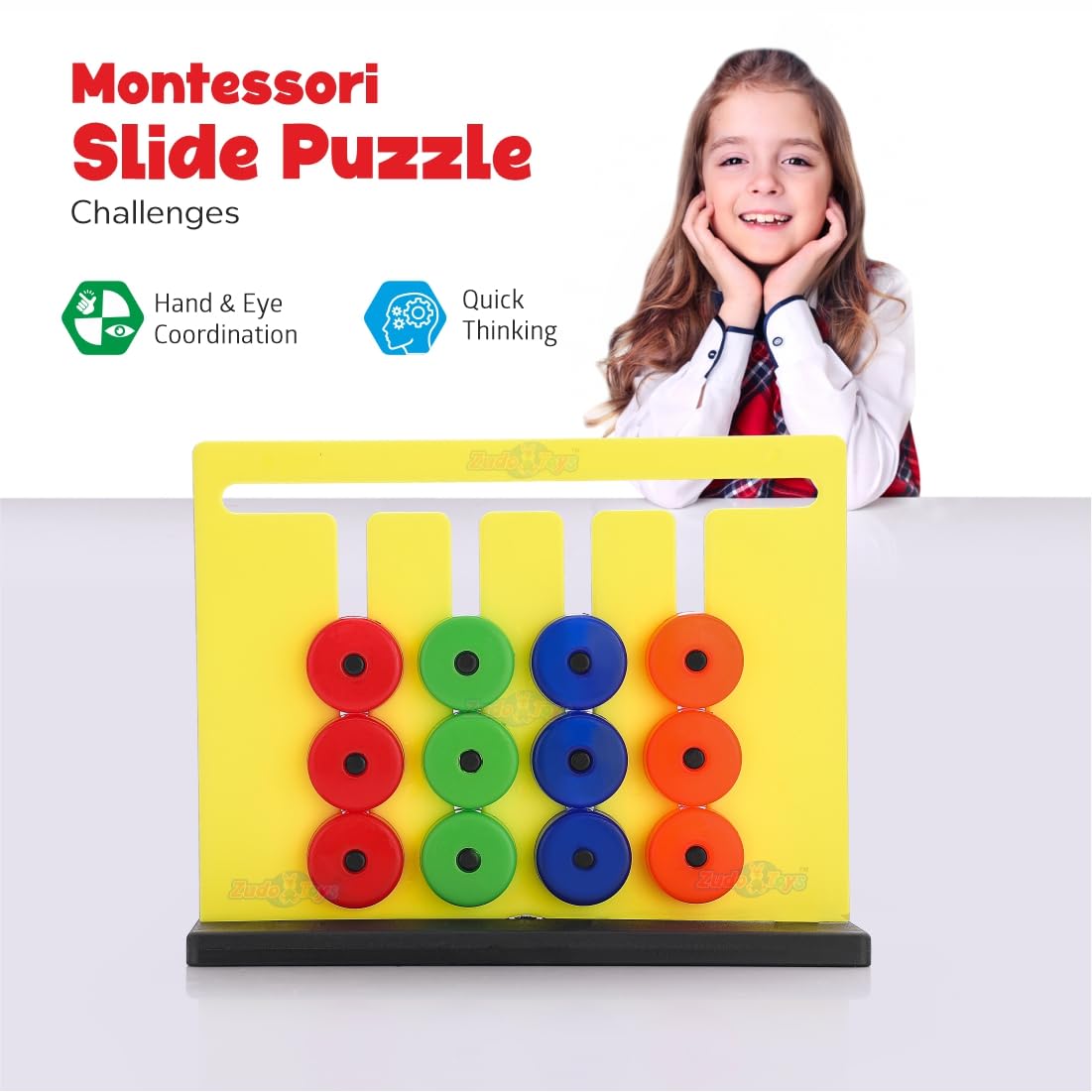 Montessori colour slide puzzle