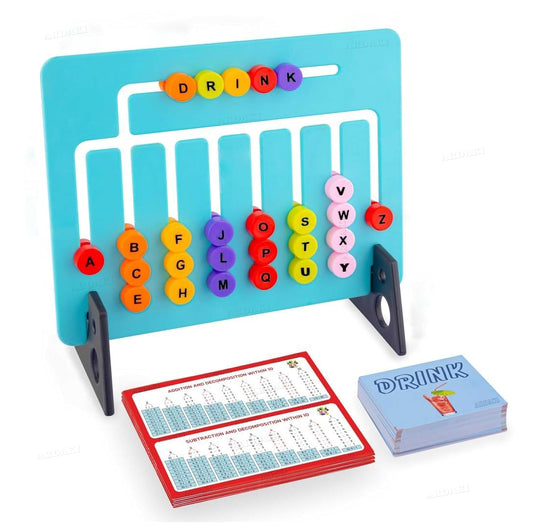 Montessori slide  puzzle 2 in 1