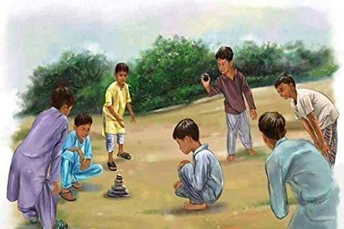 pittu or 7 steps game